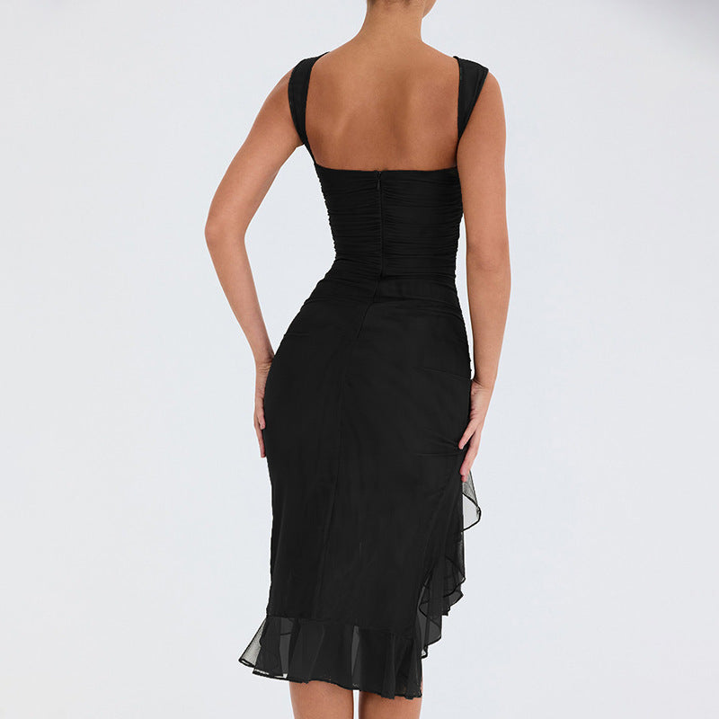 Sleeveless bodycon summer dress, perfect for evening and club