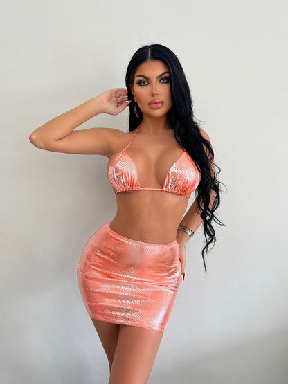 Maillot 3 pièces avec jupe